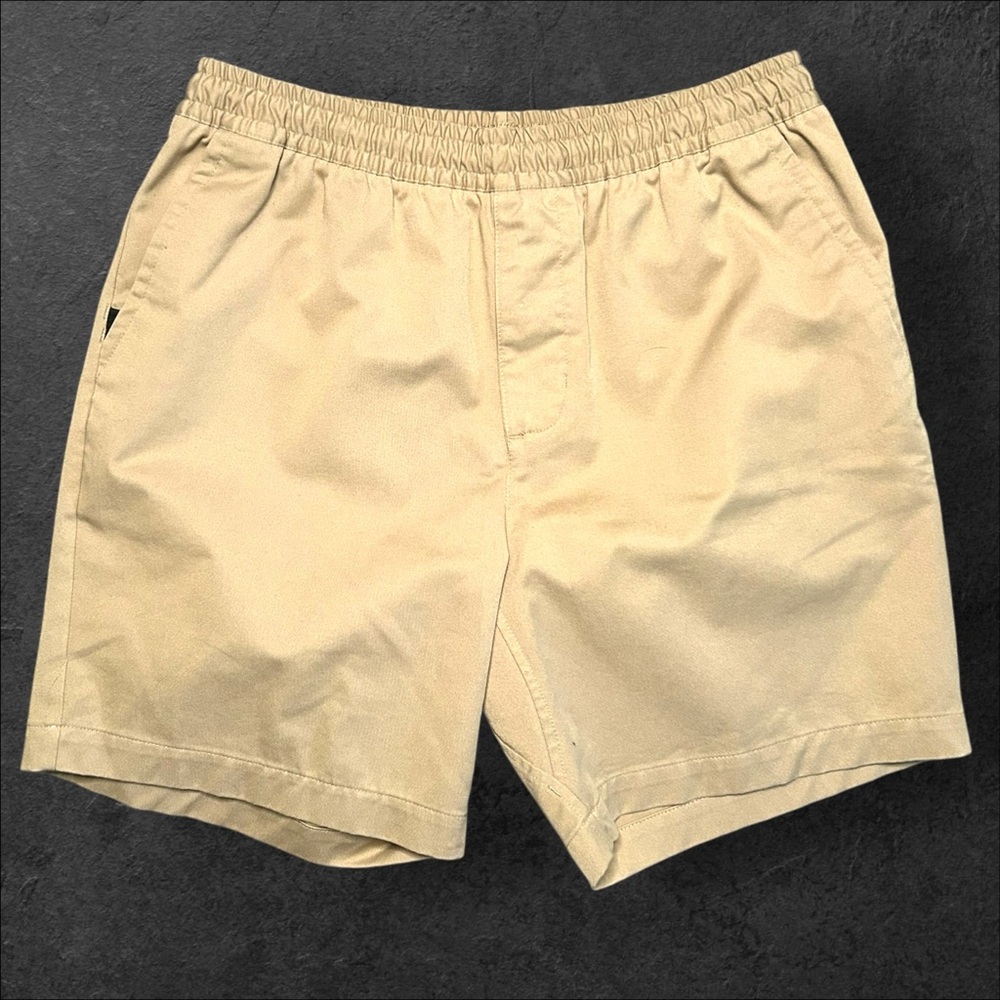 Nike Men's Beige Flat Front Shorts